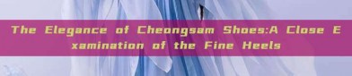 The Elegance of Cheongsam Shoes:A Close Examination of the Fine Heels