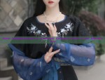 Adult Hanfu Robe with Elegant Long Skirt:A Cultural Journey Through Traditional Chinese Fashion