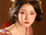 The Enchanting Charm of Xiangyunsha Cheongsam Skirt with Over-the-Knee Qipao