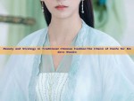 Blue Hair Ornaments for Childrens Winter Hanfu Fashion