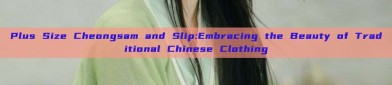Plus Size Cheongsam and Slip:Embracing the Beauty of Traditional Chinese Clothing