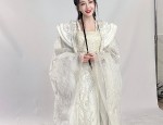 A Summer Day with a Little Purple Hanfu Girl