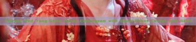 Vibrant Red Tang-Style Hanfu Cheongsam with Equal-Chest Corset and Skirt