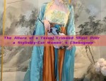 The Allure of a Tassel-Trimmed Shawl Over a Stylishly-Cut Women’s Cheongsam