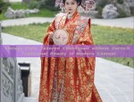 The Splendid Charm of Red Horseface Skirt in Traditional Chinese Fashion