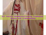 The Eight-Year-Old Girl in Traditional Chinese Hanfu Fashion