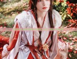 Little Girls Summer Hanfu Two-Piece Set Cotton and Linen