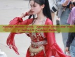 The Splendor of Red Tang Suit:A Chinese-Style Blouse