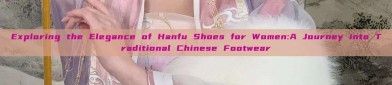 Exploring the Elegance of Hanfu Shoes for Women:A Journey into Traditional Chinese Footwear