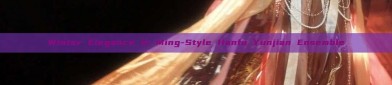 Winter Elegance in Ming-Style Hanfu Yunjian Ensemble