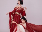 Winter Qipao Style:The Charm of Pairing a Skirt with a Half-Length Inner Dress