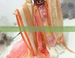 Lotus-Inspired Hanfu Dress with Halter Top