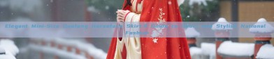 Elegant Mini-Size Guofeng Horseface Skirt:A Guide to Short and Stylish National Fashion