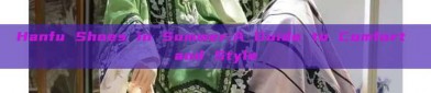 Hanfu Shoes in Summer:A Guide to Comfort and Style