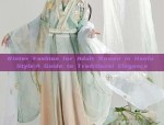 Winter Fashion for Adult Women in Hanfu Style:A Guide to Traditional Elegance