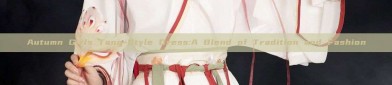 Autumn Girls Tang-Style Dress:A Blend of Tradition and Fashion