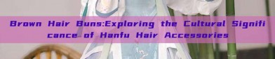 Brown Hair Buns:Exploring the Cultural Significance of Hanfu Hair Accessories
