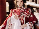 The Enchantment of Red Cheongsam with Three-Quarter Length Sleeves