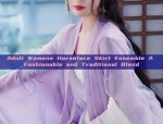 Adult Womens Horseface Skirt Ensemble A Fashionable and Traditional Blend