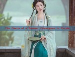 The Charm of a Peach Blossom Hanfu with a Lingerie Camisole