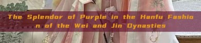 The Splendor of Purple in the Hanfu Fashion of the Wei and Jin Dynasties