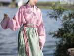 The Enchantment of a Red Hanfu Girl in a Short-sleeved Tee