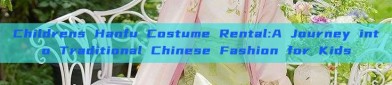 Childrens Hanfu Costume Rental:A Journey into Traditional Chinese Fashion for Kids