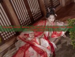 Charming Petite Women in Traditional Cheongsam with Medium Length Sleeves