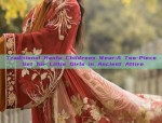 Traditional Hanfu Childrens Wear:A Two-Piece Set for Little Girls in Ancient Attire