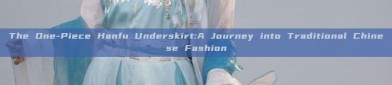 The One-Piece Hanfu Underskirt:A Journey into Traditional Chinese Fashion