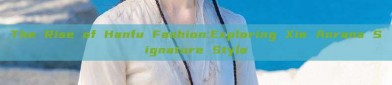 The Rise of Hanfu Fashion:Exploring Xie Anrans Signature Style