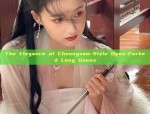 The Elegance of Cheongsam-Style Open-Forked Long Gowns