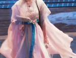 Elegant Women in Cheongsam and Fan Dance:High Beauty Quotient