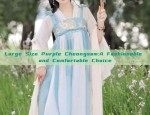 Large Size Purple Cheongsam:A Fashionable and Comfortable Choice