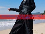 A Little Girl in a Splendid Hanfu with a Windbreaker