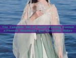 The Complete Set of Hanfu Wedding Costume:Phoenix Headdress and Cloud-like Robes