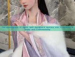 A Girls Horseback Riding Style:Traditional Chinese Hanfu Set with Maomin Skirt