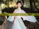 The Elegance of White Moonlight and Cinnabar痣 in Traditional Chinese Hanfu Fashion