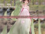 A Study on the Past and Present of the Peach-Blue Hanfu Headdress
