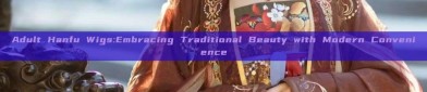 Adult Hanfu Wigs:Embracing Traditional Beauty with Modern Convenience