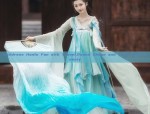 Childrens Hanfu Fan with Tassel,Round Shape and Traditional Beauty
