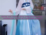 Spring and Autumn Girls Long-sleeved Hanfu Costumes:The Charm of Traditional Elegance