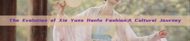 The Evolution of Xie Yuns Hanfu Fashion:A Cultural Journey