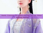 One-Piece Hanfu Costume with Wig for Little Girls
