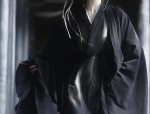 The Dominating Presence of a Traditional Hanfu Student in Ancient Attire