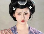 Red Hanfu for a Girls New Year Celebration