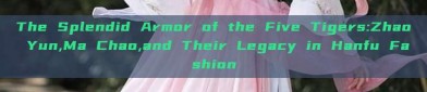 The Splendid Armor of the Five Tigers:Zhao Yun,Ma Chao,and Their Legacy in Hanfu Fashion