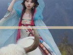 Mystic Elegance of Hanfu Face Veils A Journey into the Fairy World of Chinese Traditional Beauty