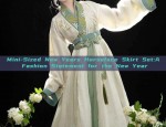 Mini-Sized New Years Horseface Skirt Set:A Fashion Statement for the New Year