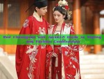 Enchanting Girls Hanfu Dress:A Fairy-like Lotus-Flower Print Dress for Little Princesses